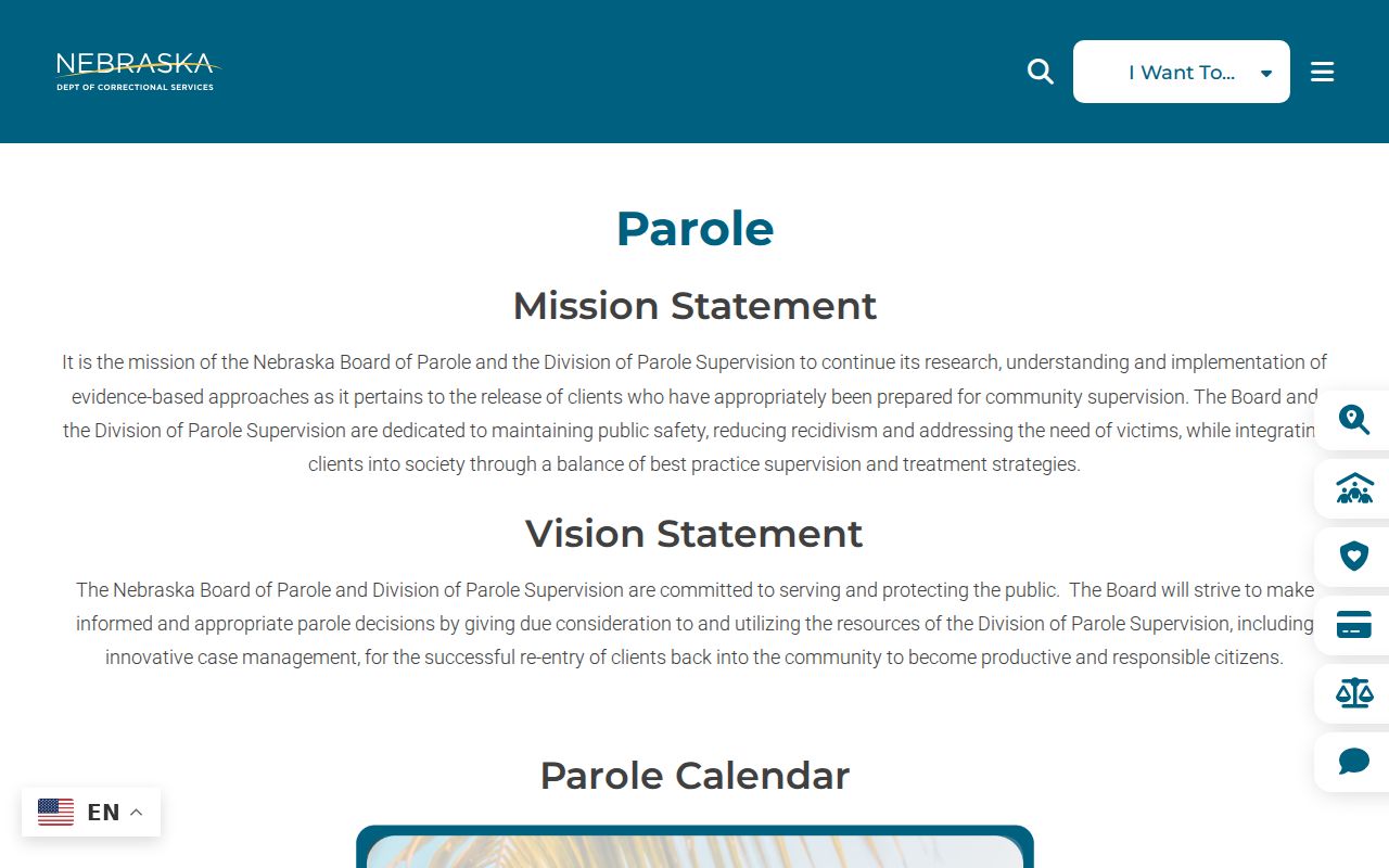 Nebraska parole information for Loup County criminal history